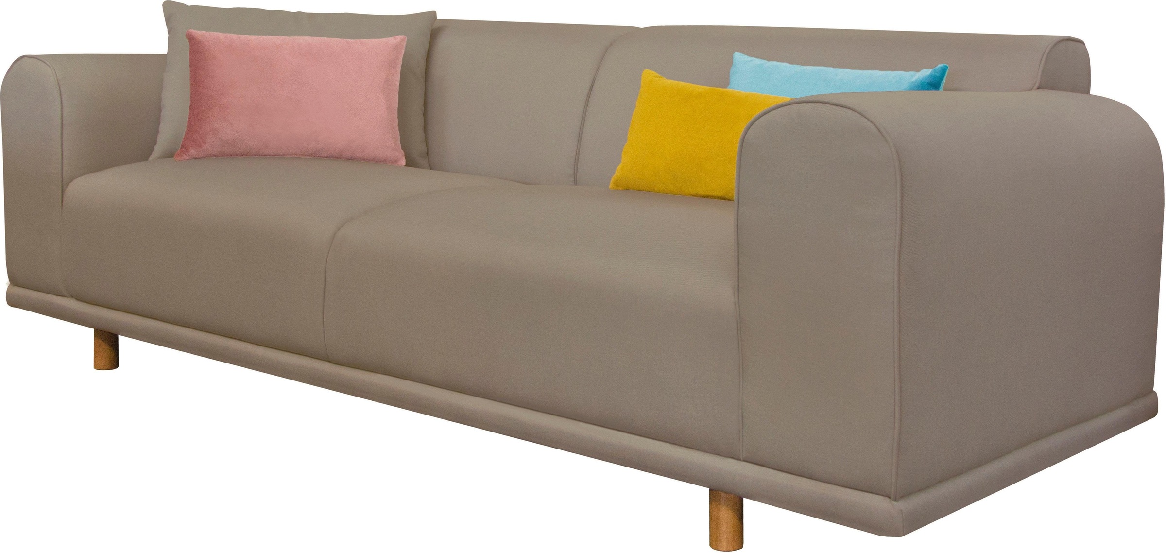 OTTO home 3-Sitzer "Maroon" in skandinavischem Design, mit losen Kissen günstig online kaufen