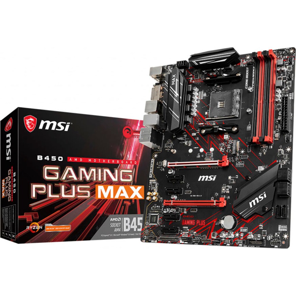 MSI Mainboard »B450 GAMING PLUS MAX«