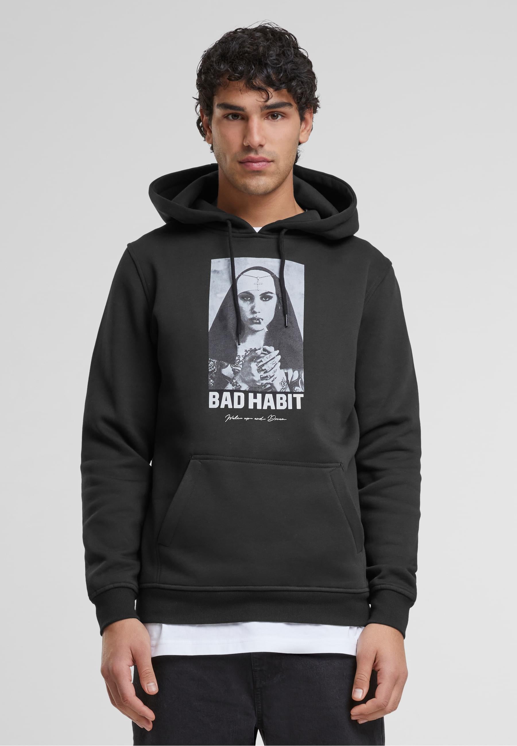 MisterTee Kapuzensweatshirt »MisterTee Herren Bad Habit Hoody«, (1 tlg.)