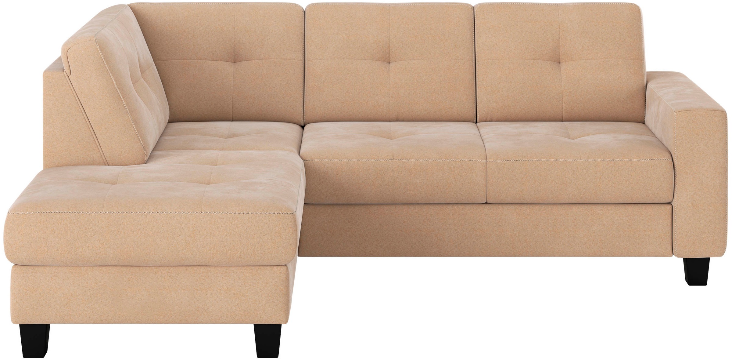 Places of Style Ecksofa »Varese«, wahlweise mit Bettfunktion und Bettkasten
