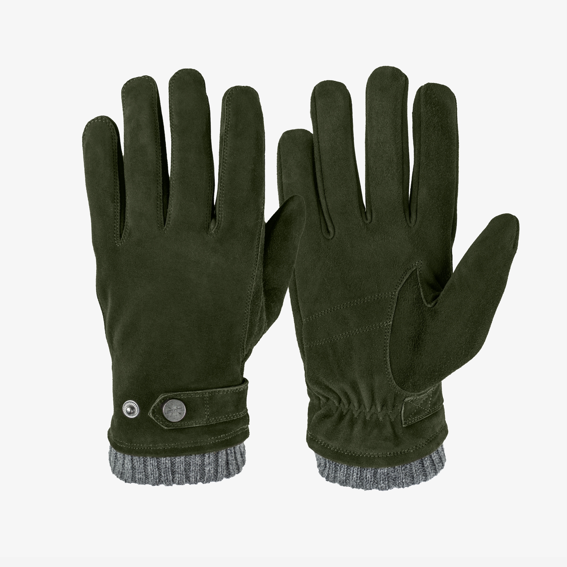 PEARLWOOD Herren Lederhandschuhe "RICK", grün, Gr. 9,5, Ziegenleder, Handschuhe