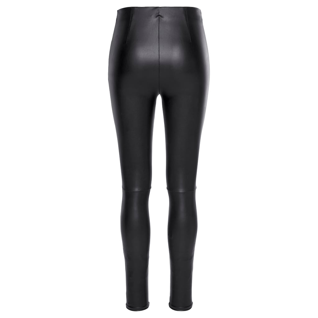 Tamaris Leggings, in Leder-Optik