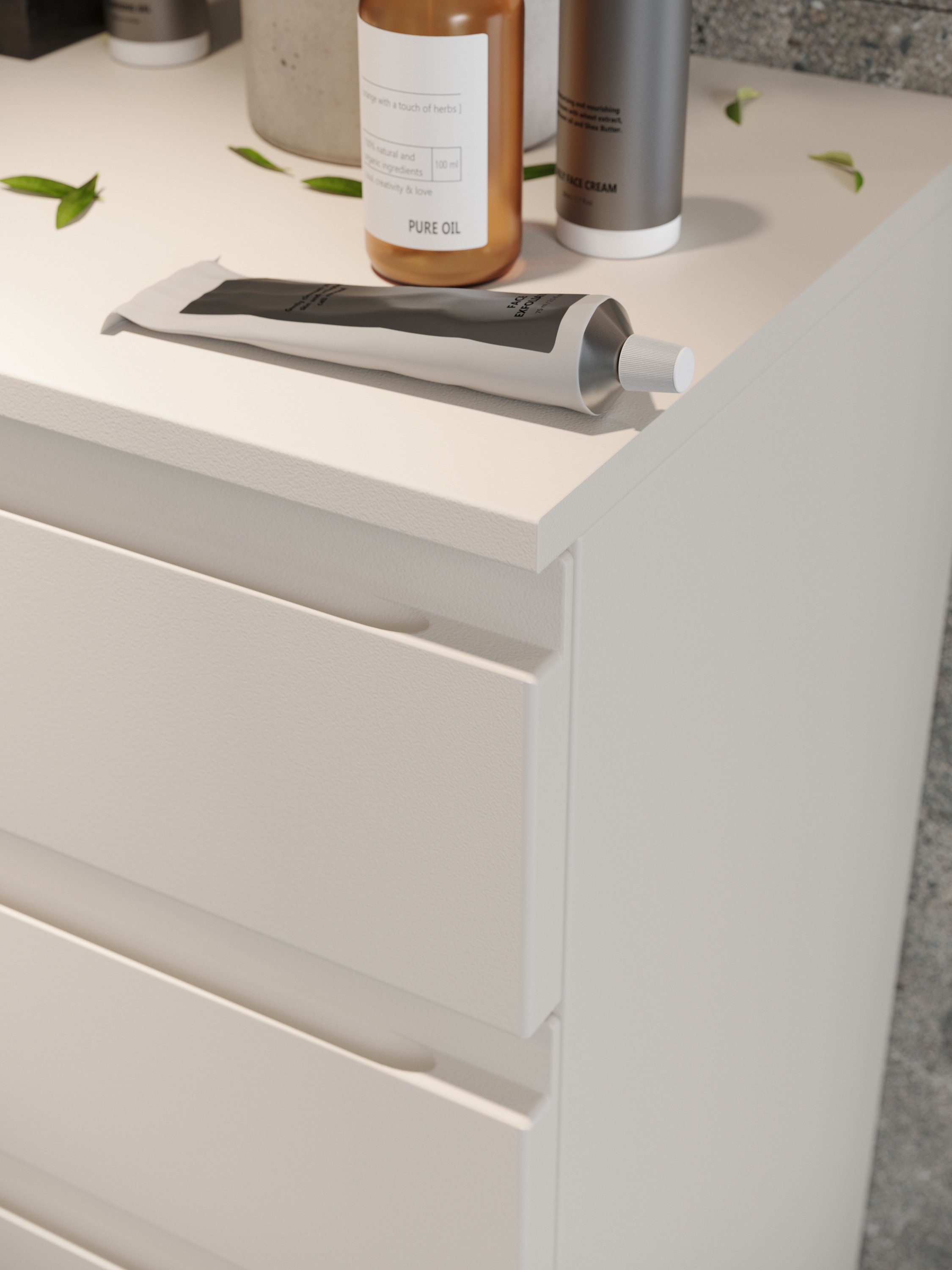GERMANIA Badmöbel-Set »Scantic«, (5 St.), mehrteiliges Set mit kleinem Waschbeckenunterschrank