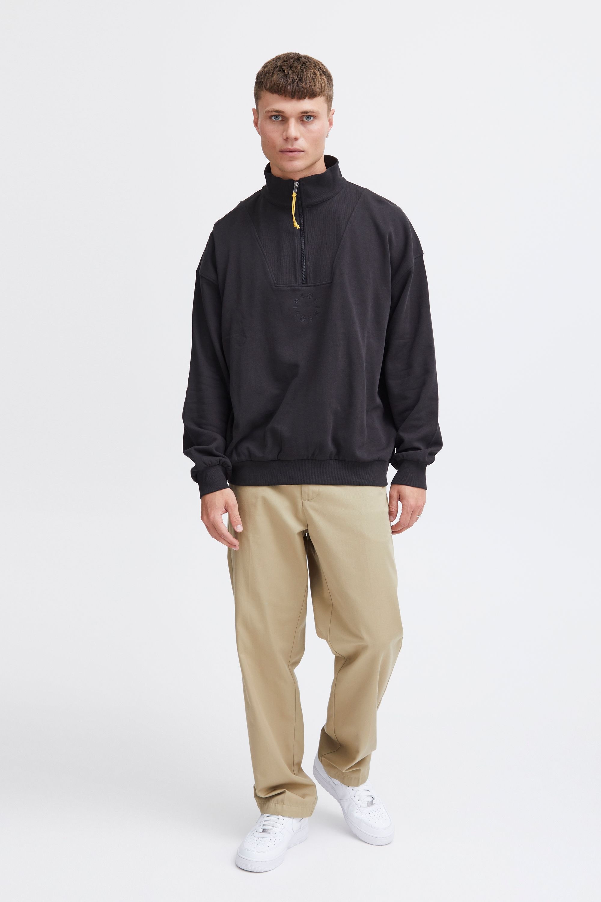 !Solid Rundhalspullover »Sweatshirt SDIlham«