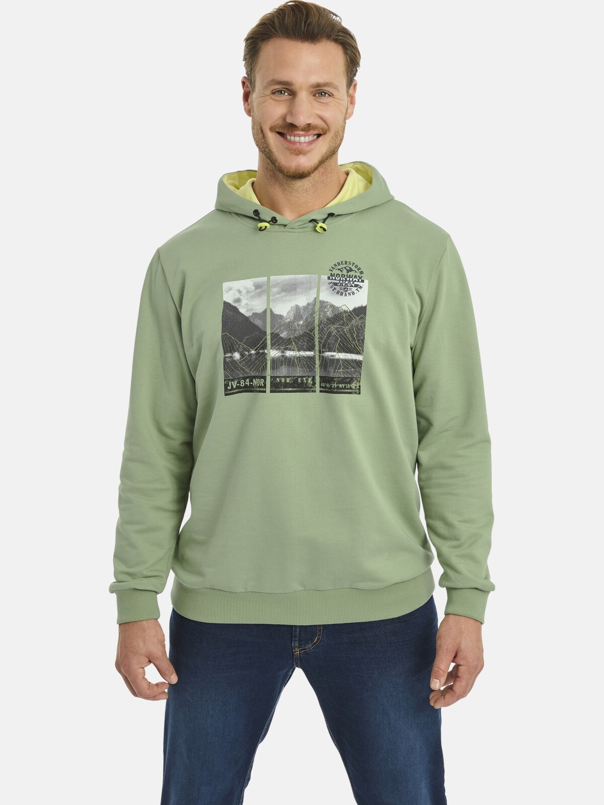 Kapuzensweatshirt »Sweatshirt JIRI«, (1 tlg.), mit verstellbarer Kapuze