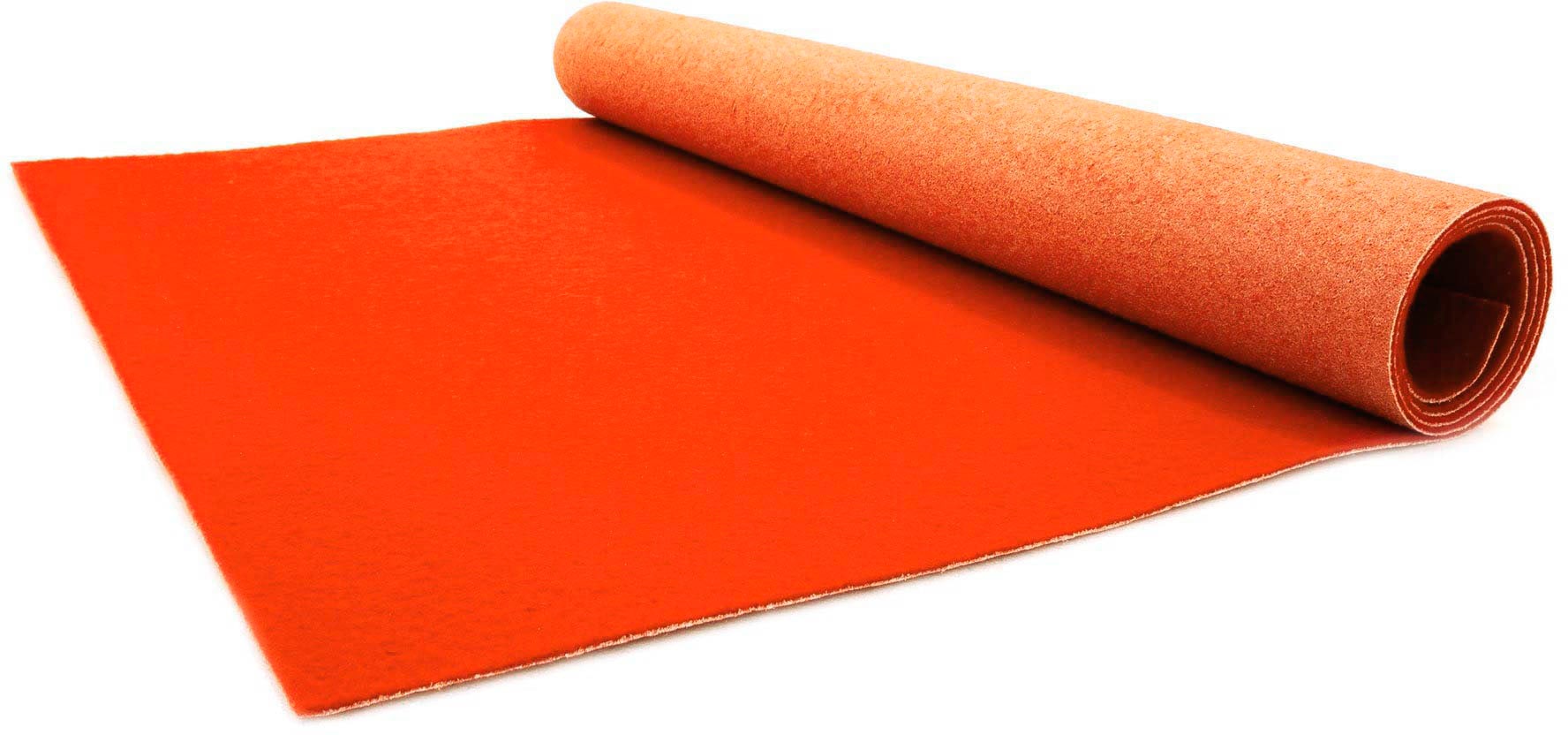 Primaflor-Ideen in Textil Läufer "50" rechteckig 2,6 mm Höhe Breite 100 cm, robuster Nadelfilz, Uni-Farben