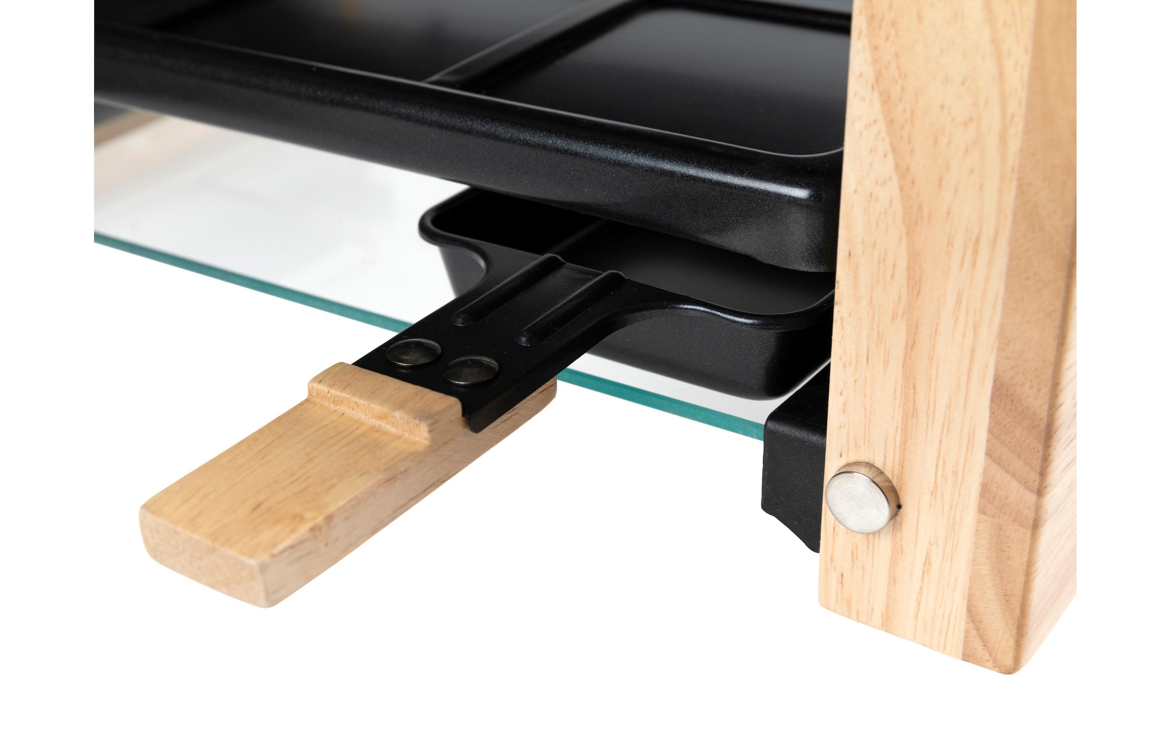 FURBER Raclette »Raclette-Grill 4P Holz/Stein« 650 W
