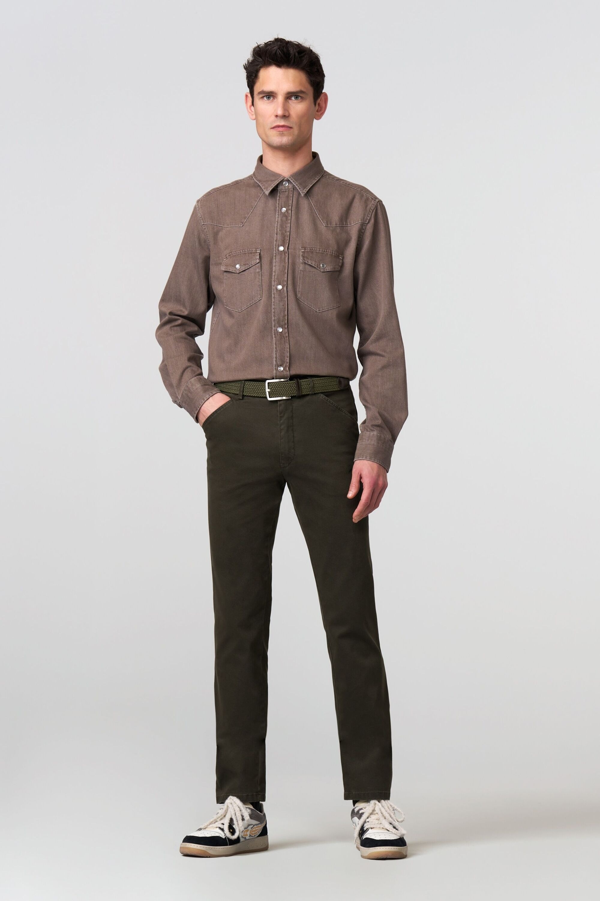 MEYER Chinos »Chicago«, aus Original LIBERTY Stoff
