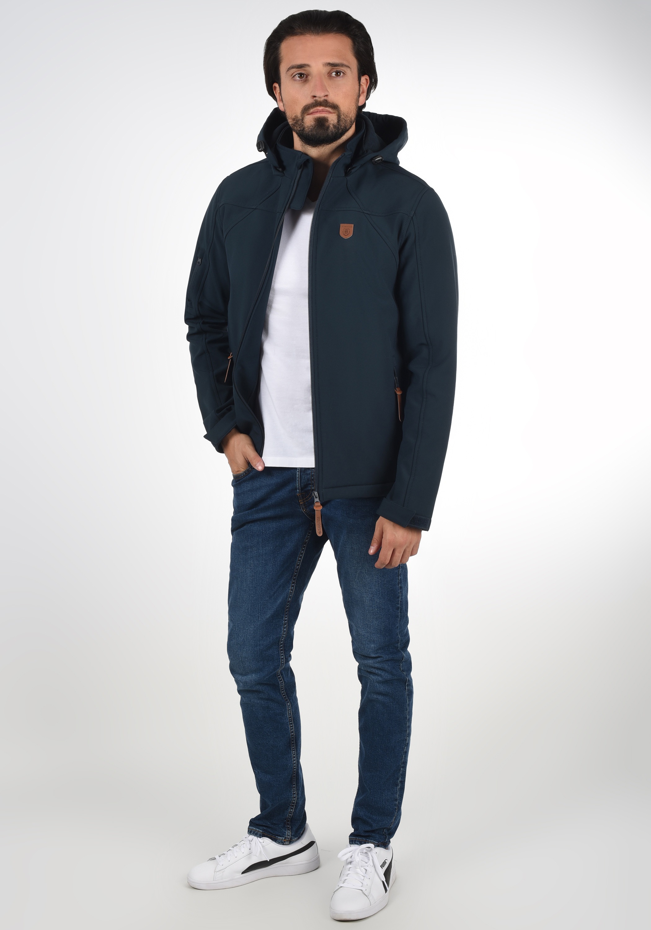 Indicode Softshelljacke "Softshelljacke IDJonas" mit Kapuze günstig online kaufen
