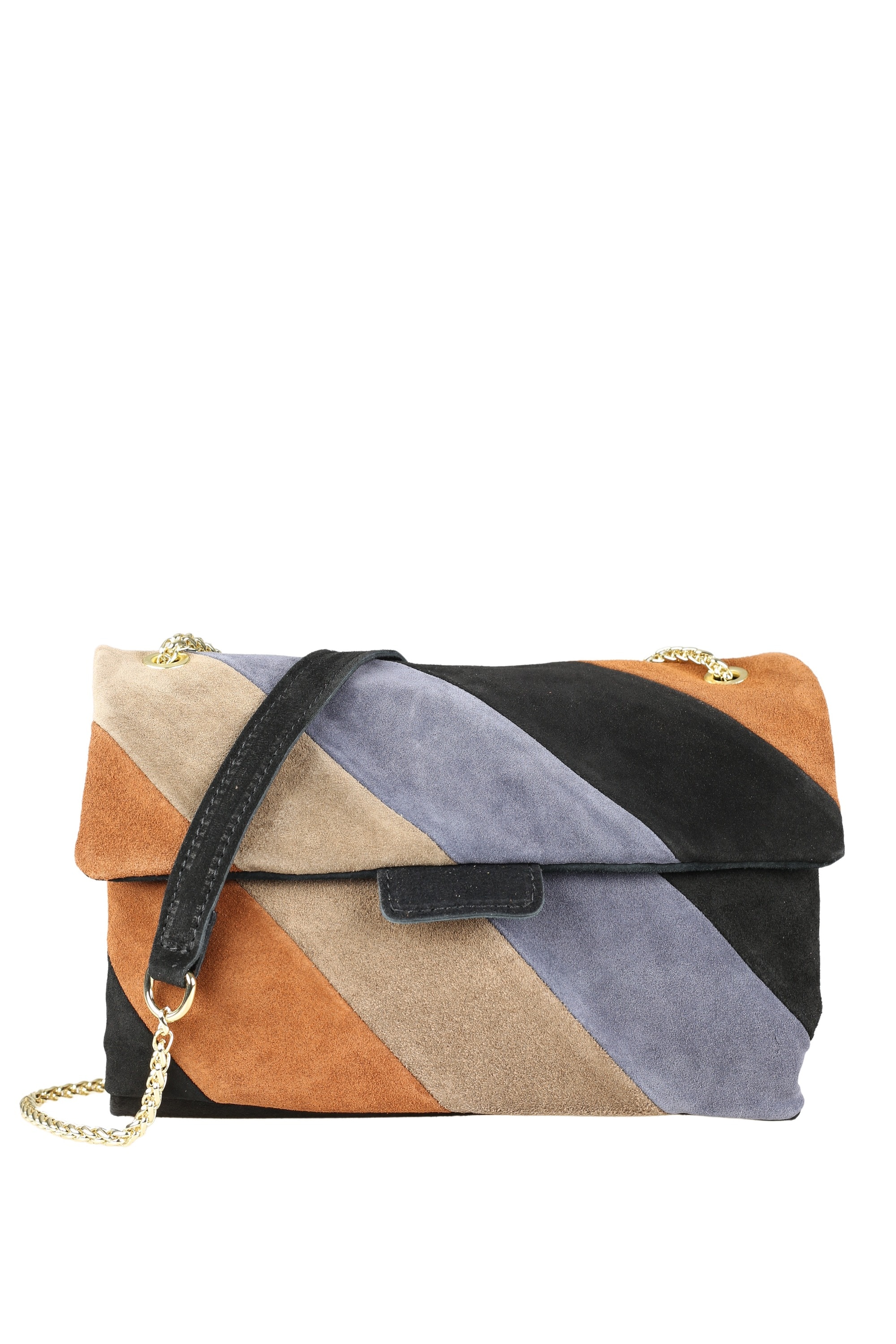 COLLEZIONE ALESSANDRO Schultertasche »Multi«, aus softem Wildleder