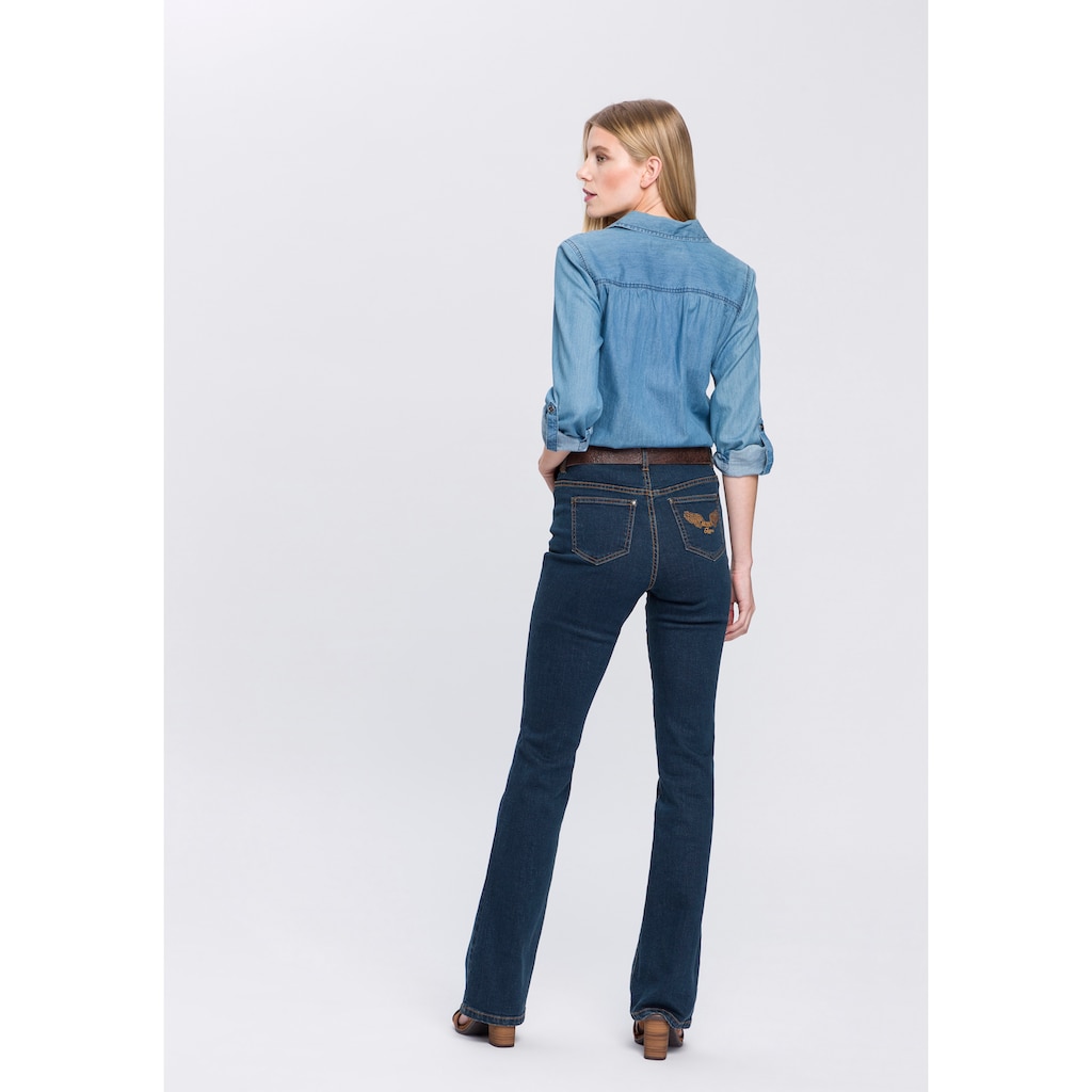 Arizona Bootcut-Jeans »Comfort-Fit«, High Waist