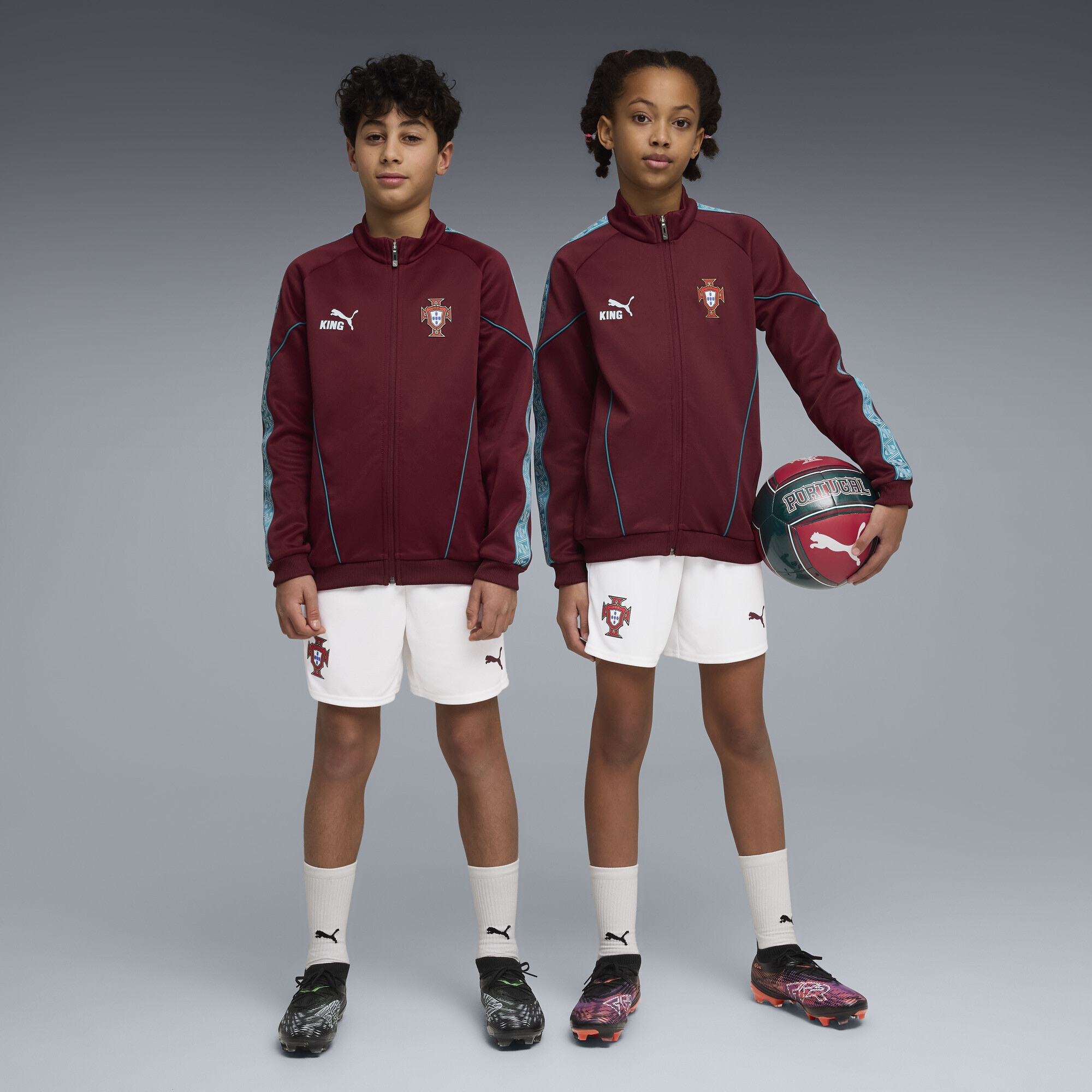 PUMA Sweatjacke »Portugal KING Anthem Jacke Jugendliche«