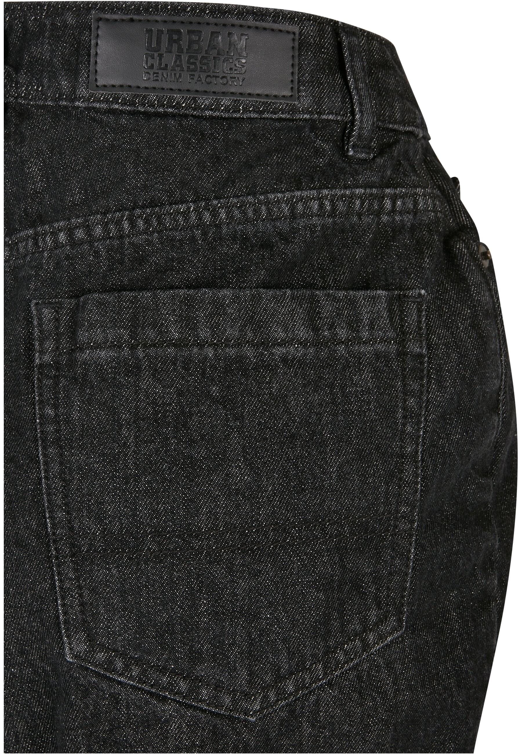 URBAN CLASSICS Stoffhose »Urban Classics Damen Ladies High Waist Boyfriend Shorts«, (1 tlg.)