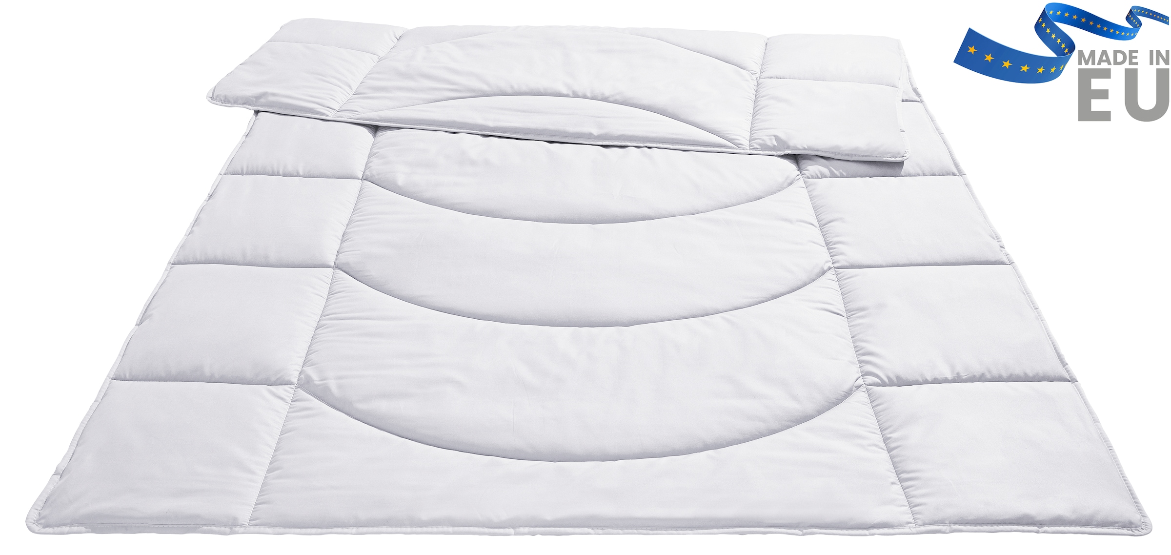 OTTO home Microfaserbettdecke »Microlux, Bettdecke 135x200 cm und Übergrößen bis 240x220cm« normal Füllung Feuchtigkeitsregulierende 3D Klimafaser (Polyester) 1 Stk. tlg. fest versteppter Bezug - keine Bettwäsche nötig, Sommer, Winter