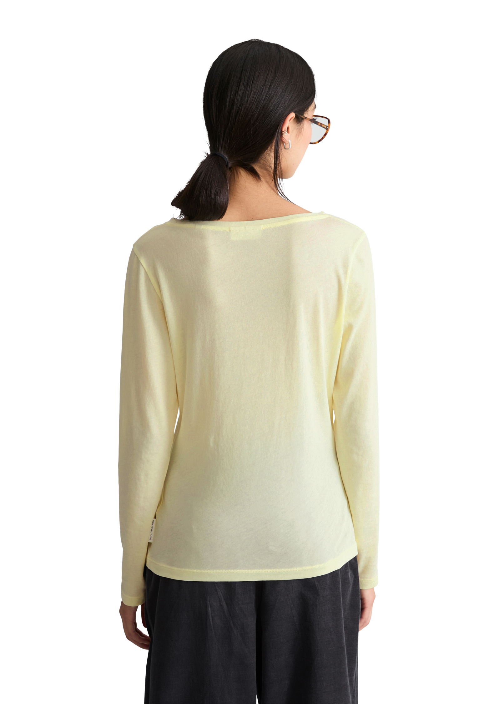 Marc O'Polo DENIM Langarmshirt »aus Loose Knit Jersey«