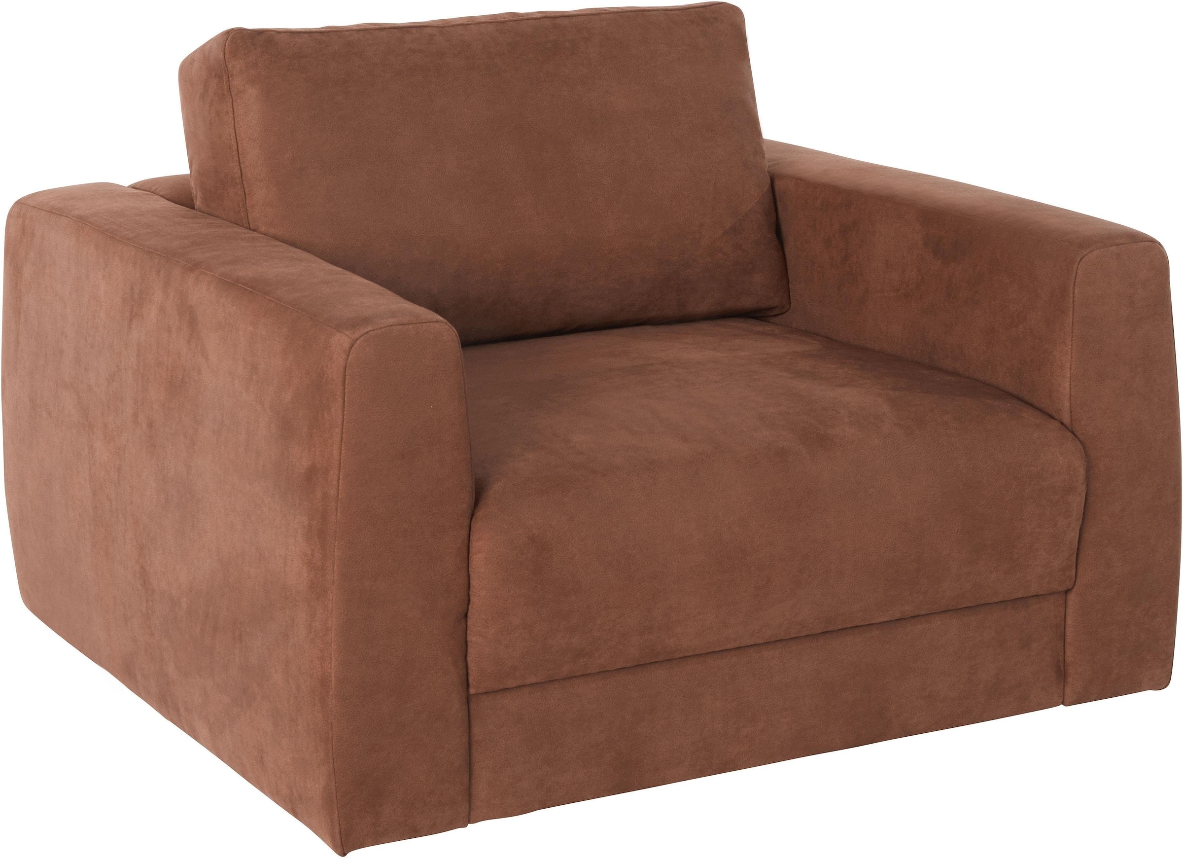 Home affaire Sessel "Hobro Loungesessel" in 3 Bezugsqualitäten in vielen Fa günstig online kaufen