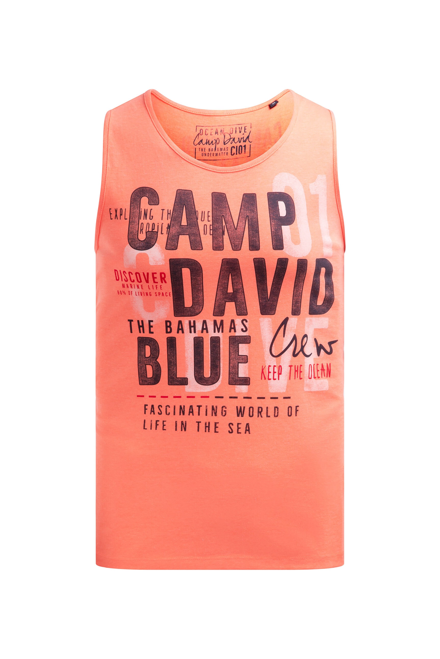CAMP DAVID Tanktop mit Baumwolle