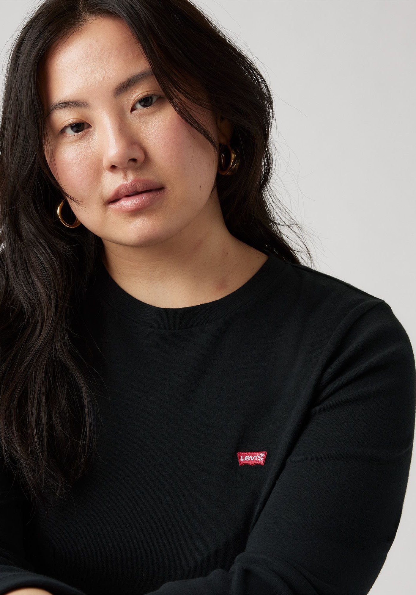 Levi's® Plus Langarmshirt »PL ESSENTIAL LS TEE«, aus Baumwolle