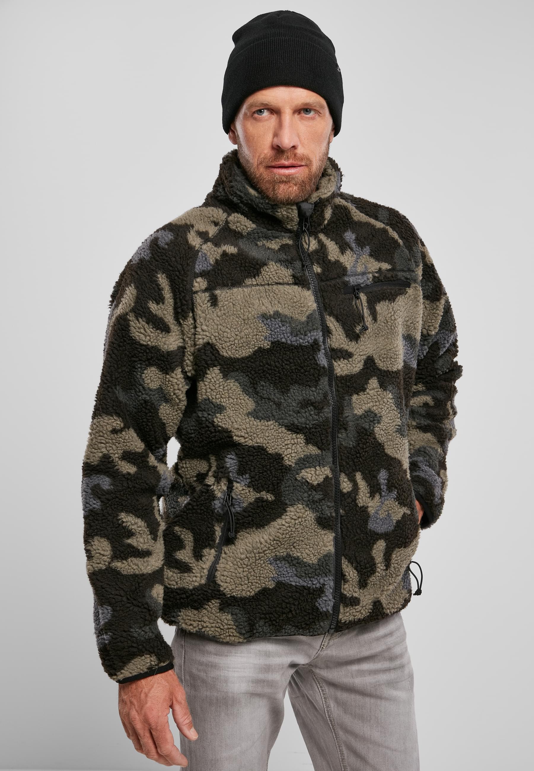 Brandit Allwetterjacke »Brandit Herren Teddyfleece Jacket«, (1 St.), ohne Kapuze