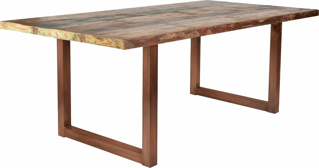 SIT Esstisch »Tops«, aus recyceltem Altholz und Metall, Shabby Chic, Vintage kaufen