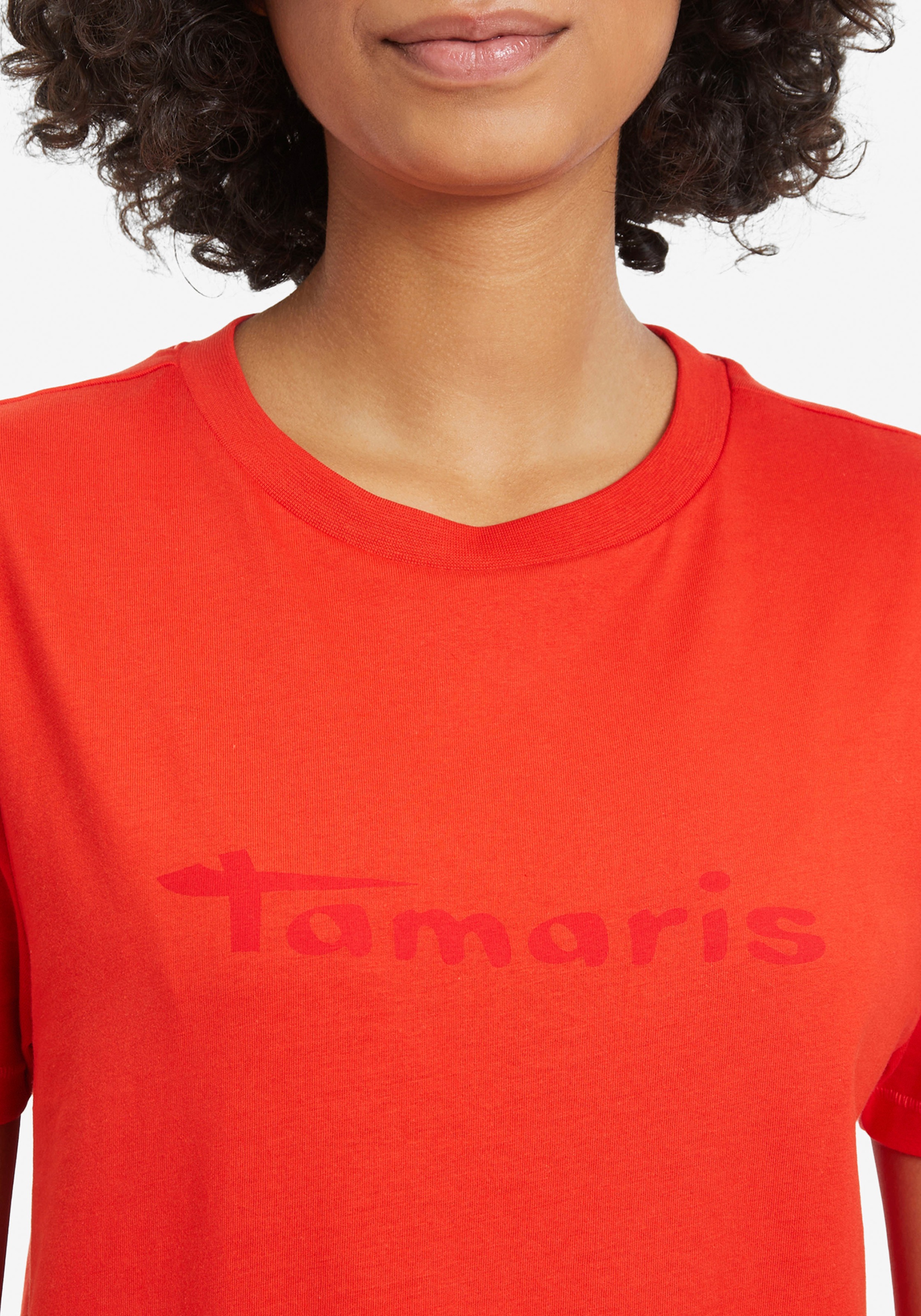 KOLLEKTION NEUE | - mit Rundhalsausschnitt Tamaris BAUR online bestellen T-Shirt,