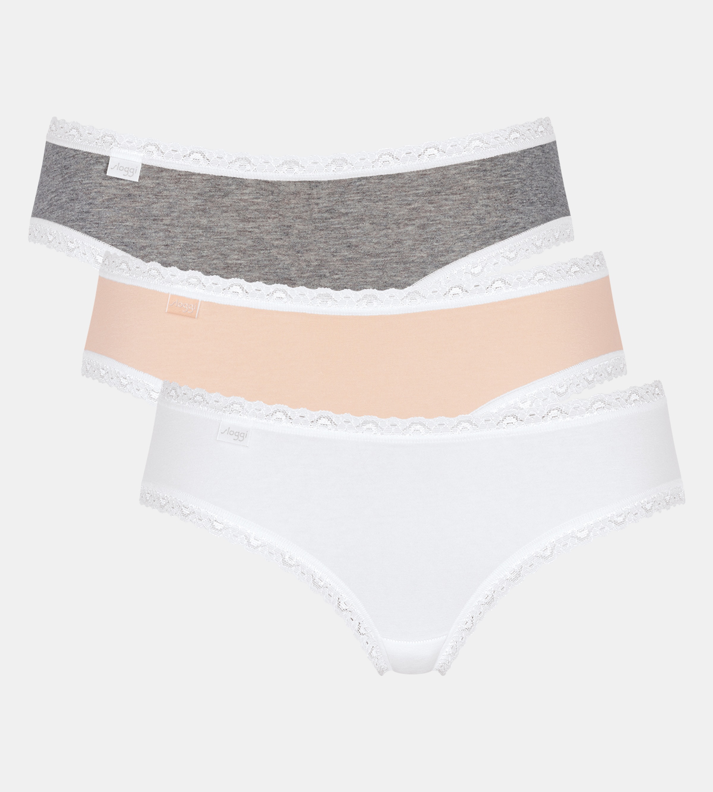 Sloggi Donna 24/7 Weekend Brazil C3P, Multiple Colours 11, 36