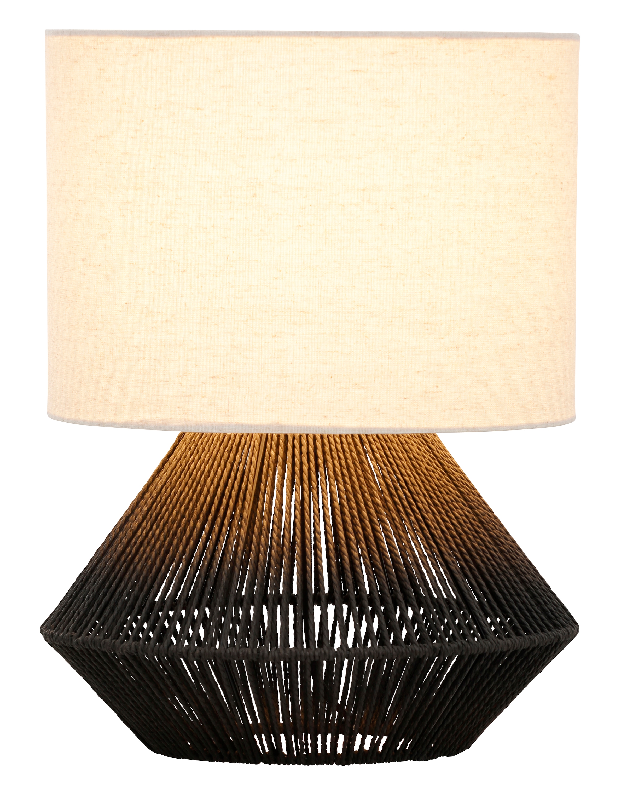 flammig-flammig, beige Lena Schnur, by BAUR LeGer | Stoff mit »Zuri«, Tischlampe - Leinenschirm / günstig Sisal Gercke kaufen Home 1 Tischleuchte