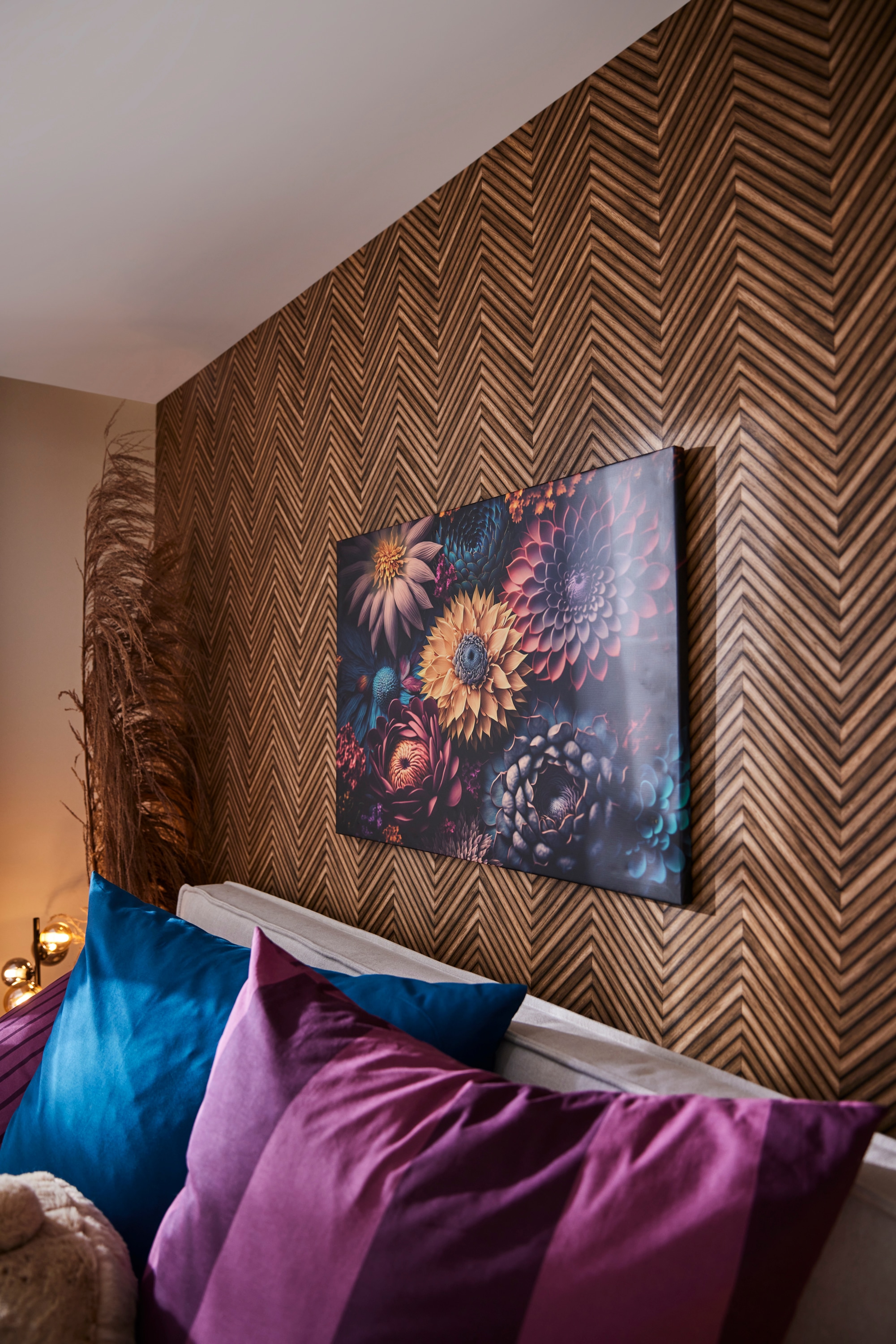 Marburg Vliestapete »Tapete Timber Mood« Fischgratmuster geprägt moderne Vliestapete für Wohnzimmer Schlafzimmer Küche