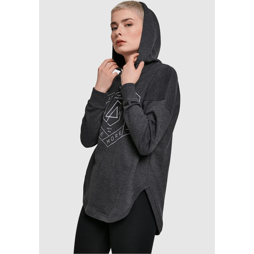 Merchcode Kapuzenpullover »Damen Ladies Linkin Park OML Oversize Hoody«, (1 tlg.)