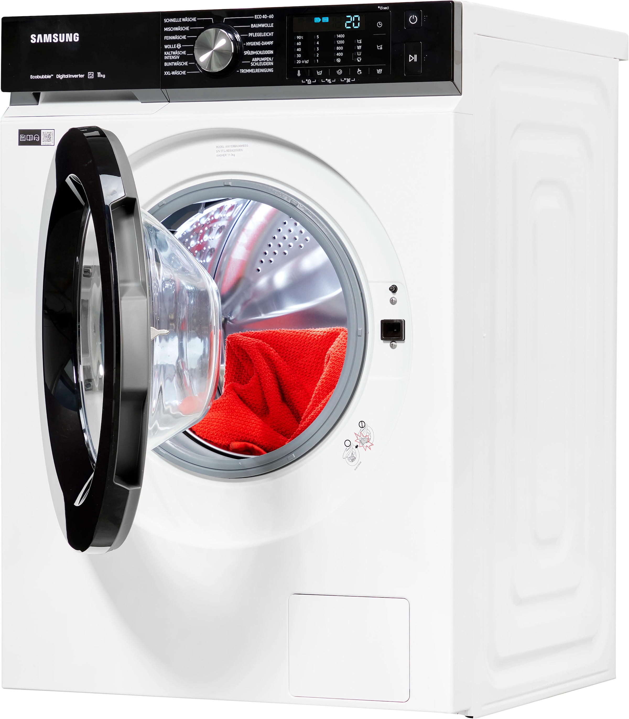 Samsung Waschmaschine kg, 11 | BAUR WW1EBBA049AE, »WW1EBBA049AE«, 1400 U/min
