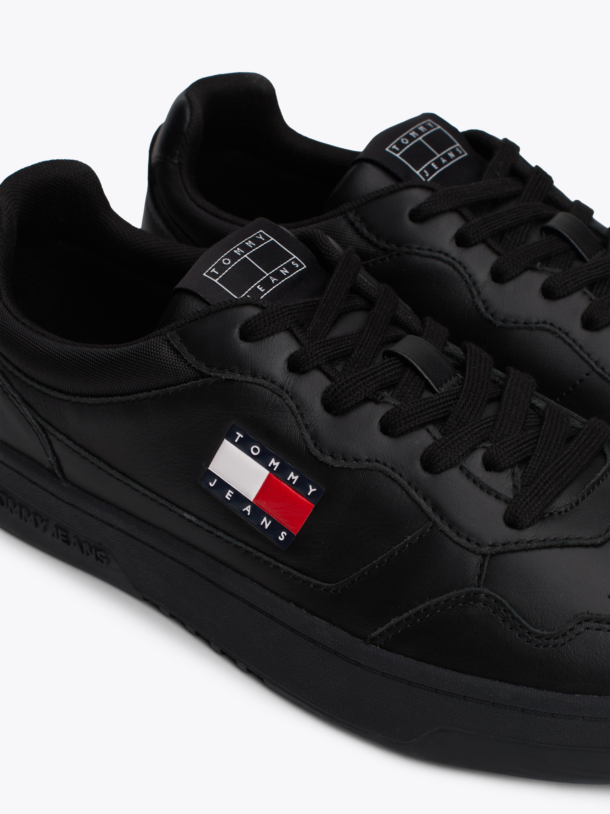 Tommy Jeans Sneaker »(NEW) TJM CUPSOLE LEATHER ESS«, Freizeitschuh, Halbschuh, Schnürschuh im Basket-Look