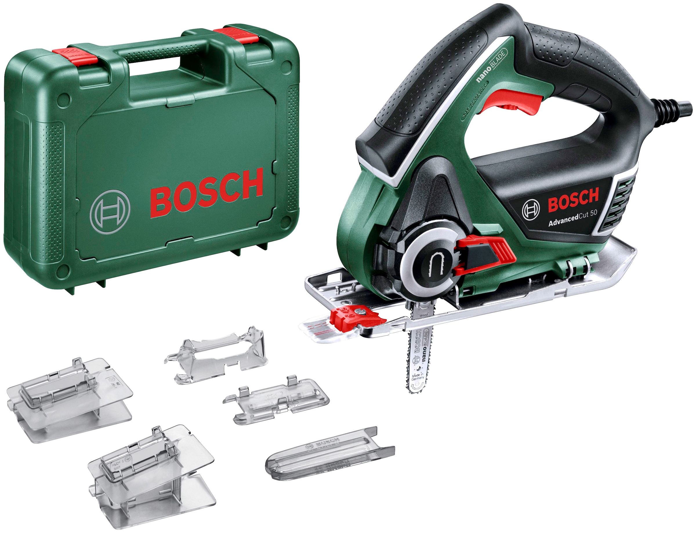 Bosch Home & Garden Multifunktionssäge "AdvancedCut 50 nanoBLADE-Säge", (Set), 500 W, inkl. Zubehör