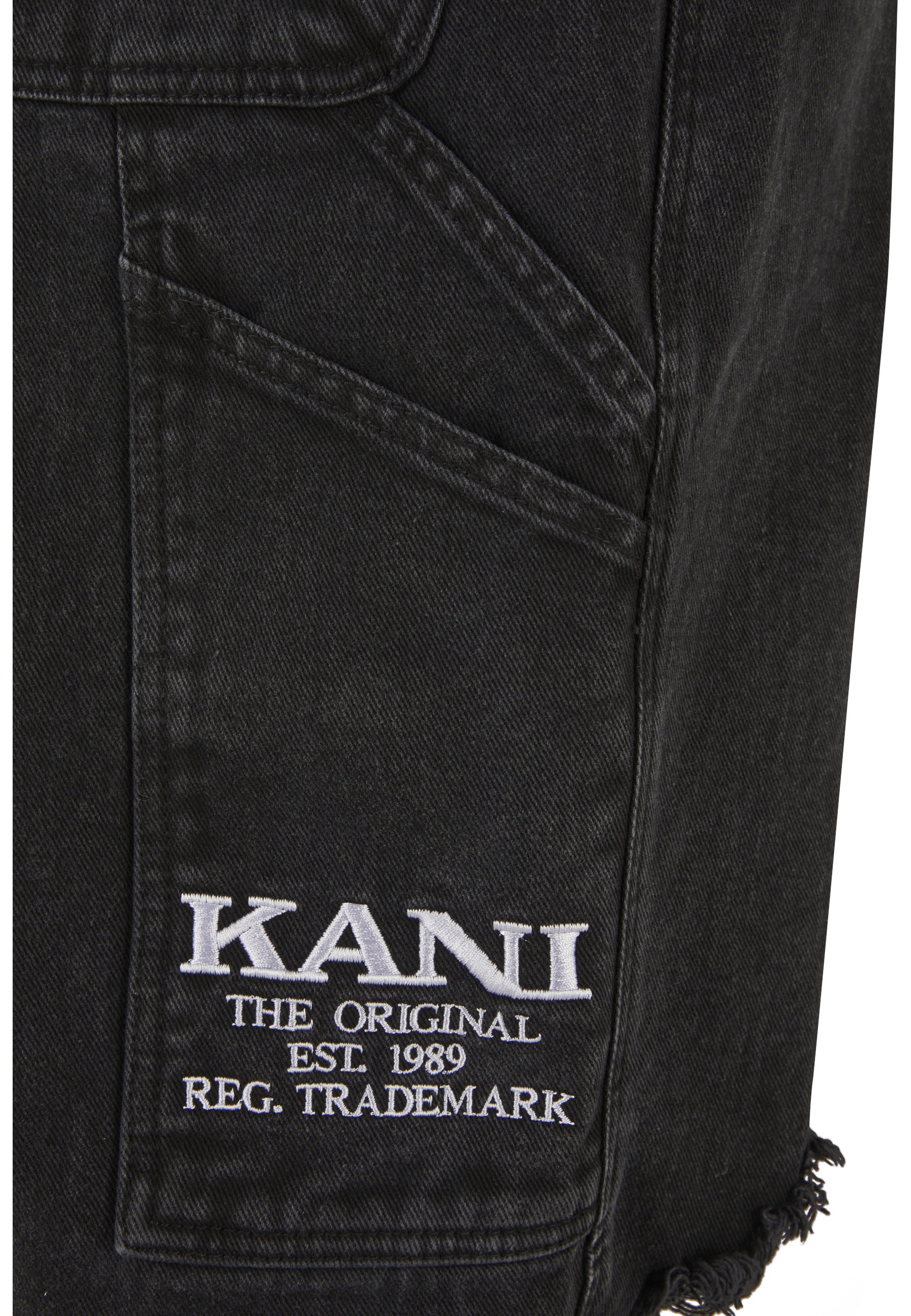 Karl Kani Bequeme Jeans »Karl Kani Herren KK Retro Baggy Workwear Knee Cut Denim« 1 Stk.