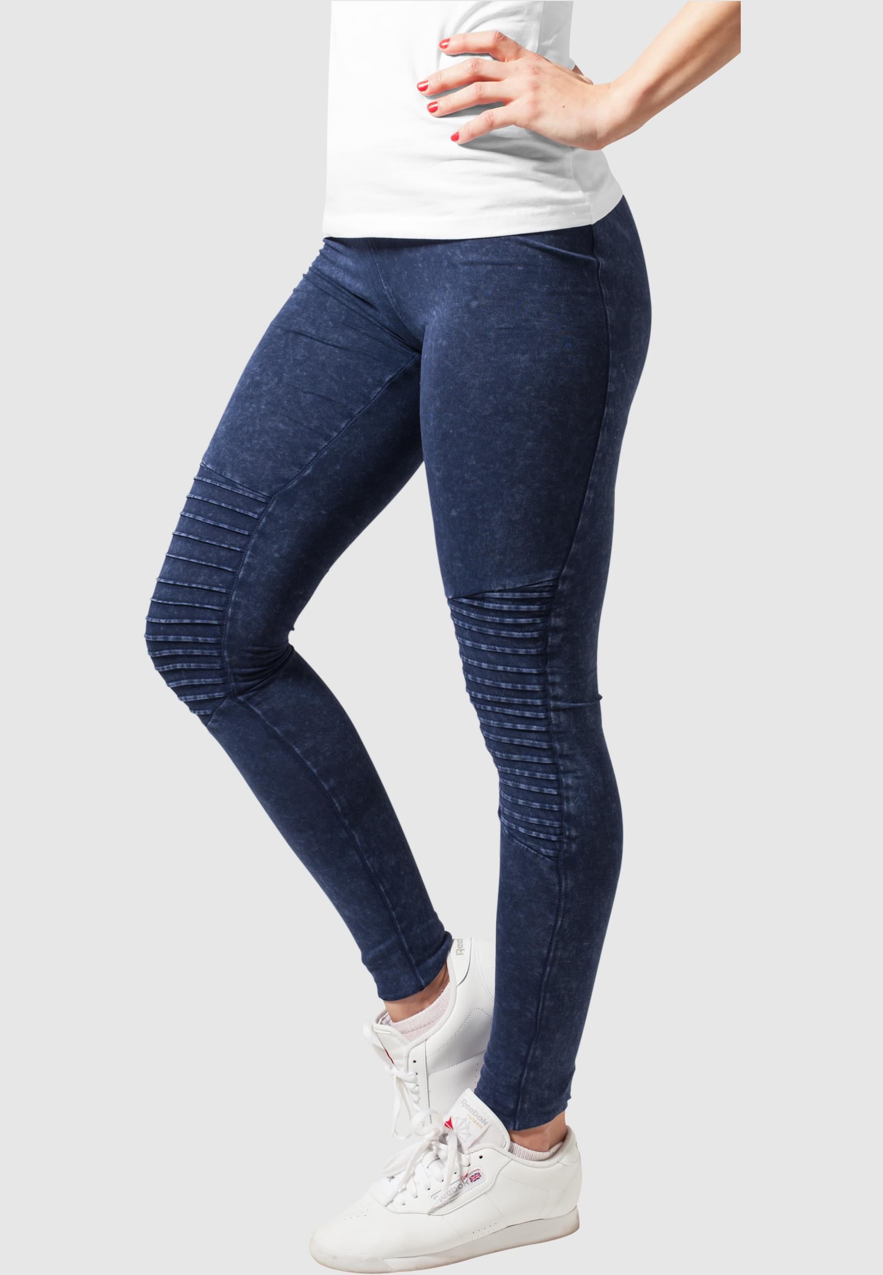 URBAN CLASSICS Leggings »Urban Classics Damen Ladies Denim Jersey Leggings«, (1 tlg.)