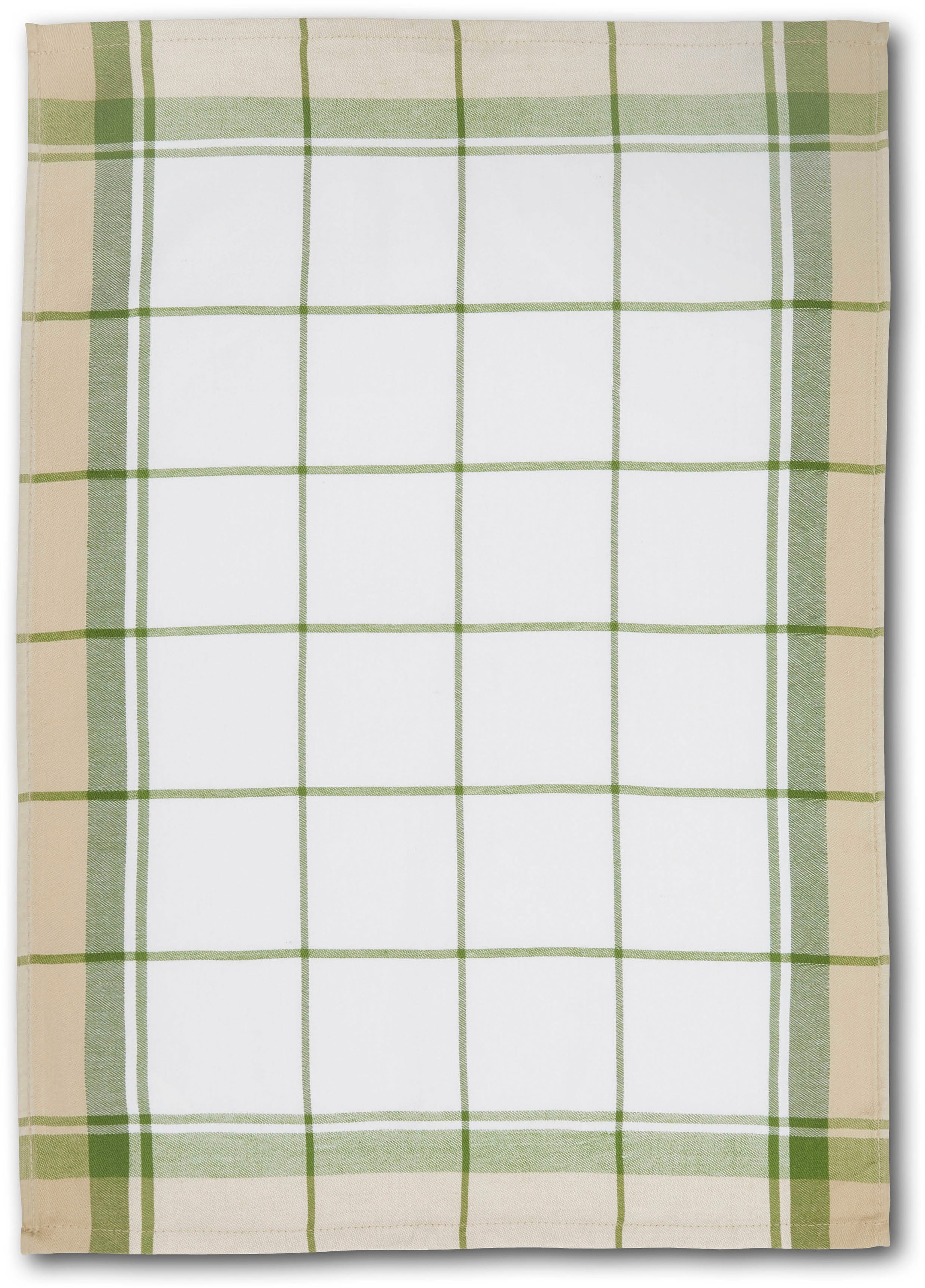 Dyckhoff Geschirrtuch »KARO, Maße je Tuch ca. 50x70 cm, aus 100% Baumwolle«, (Set, 3 tlg.), mit drei verschiedenen Motiven