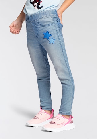 KIDSWORLD Jeansjeggings su Sternapplikation