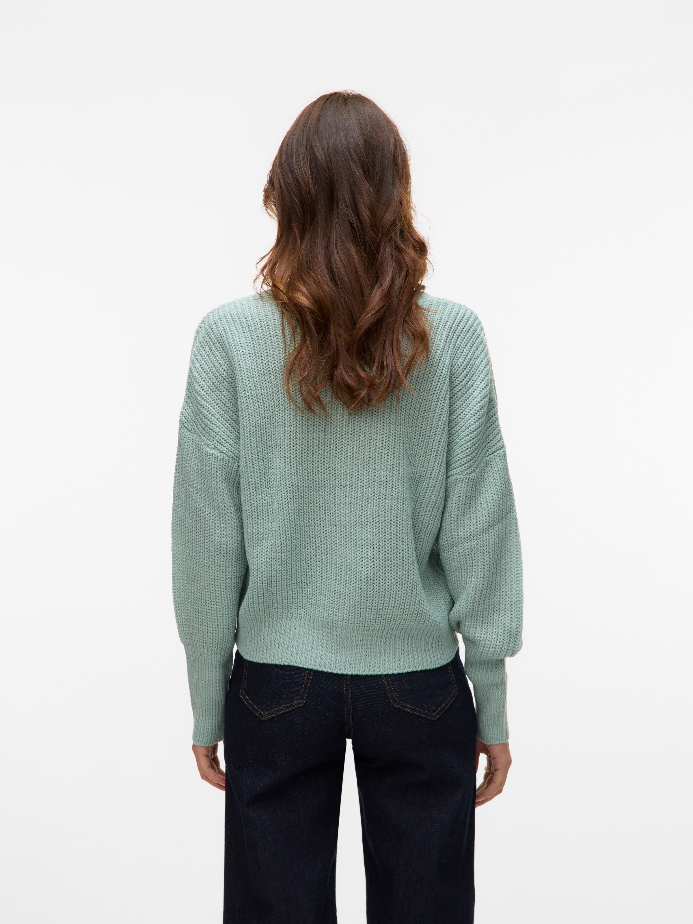 Thumbnail - Vero Moda Strickjacke "VMLEA LS V-NECK CUFF CARDIGAN NOOS" Rippstrick