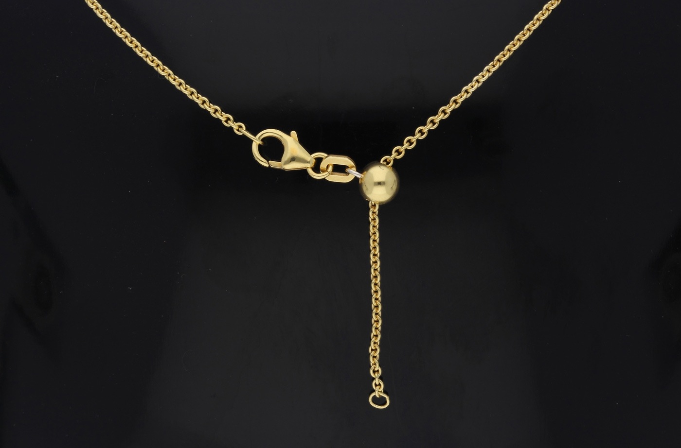 ONE ELEMENT Cross Pendant Necklace Yellow Gold 2