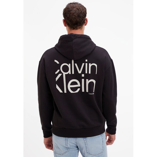 Calvin Klein Kapuzensweatshirt, mit großem CK-Schriftzug auf dem Rücken ▷  für | BAUR