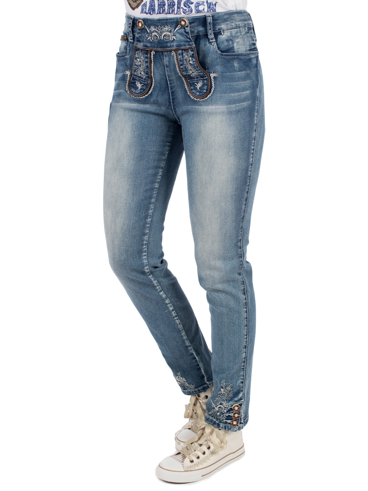 MarJo Trachtenhose »Trachtenjeans K69-FRANZISKA«