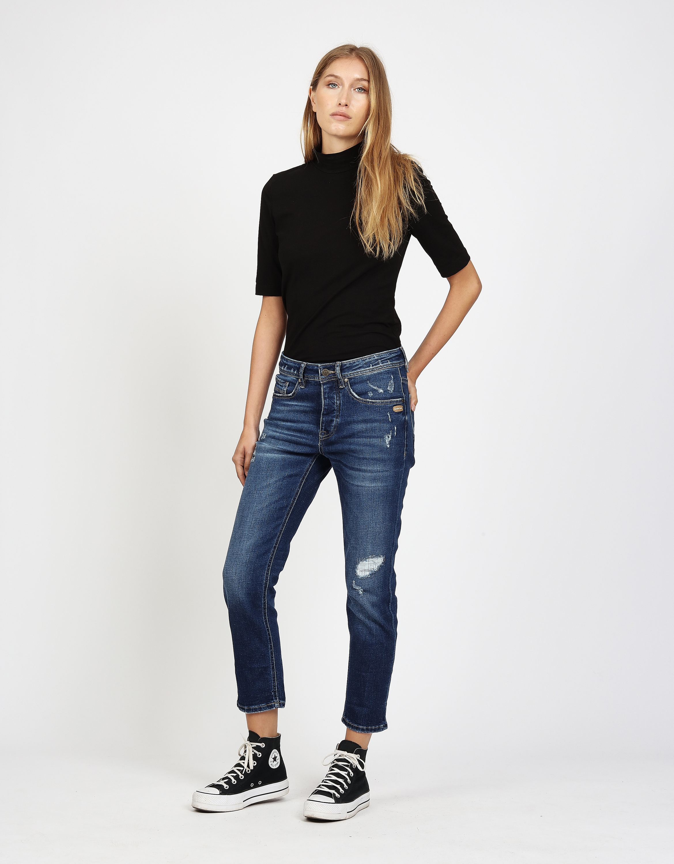 GANG Boyfriend-Jeans »GANG Jeans Boyfriend 94NICA CROPPED«