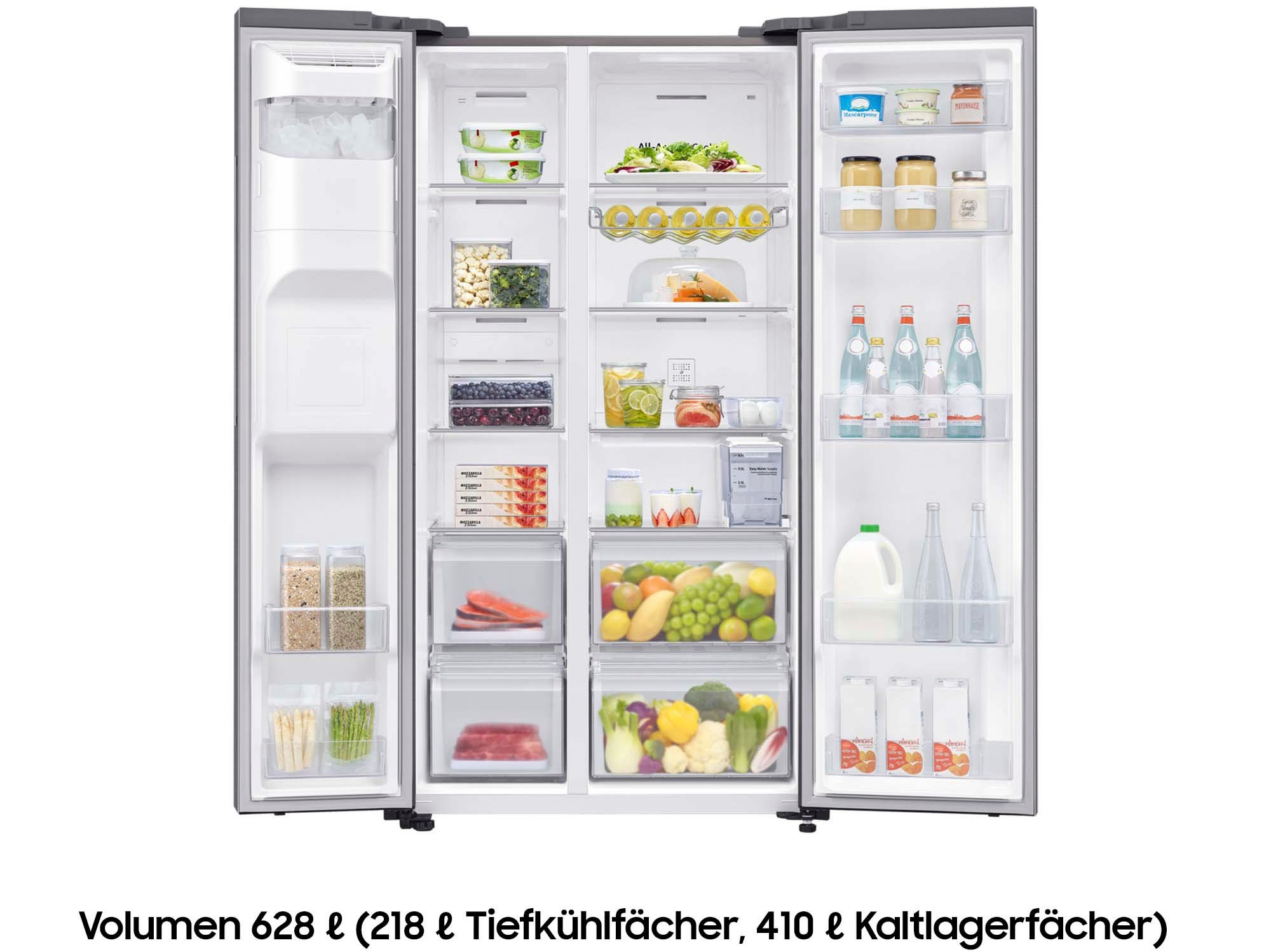 Samsung Side-by-Side "RS64DG53R3S9" 178 cm hoch 91,2 cm breit mit Wassertan günstig online kaufen