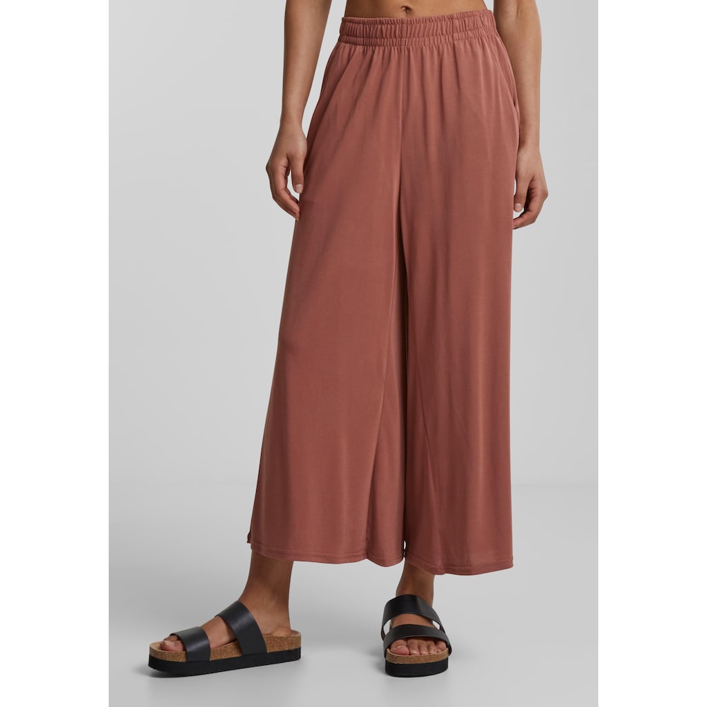 URBAN CLASSICS Bequeme Jeans »Urban Classics Damen Ladies Modal Culotte«, (1 tlg.)