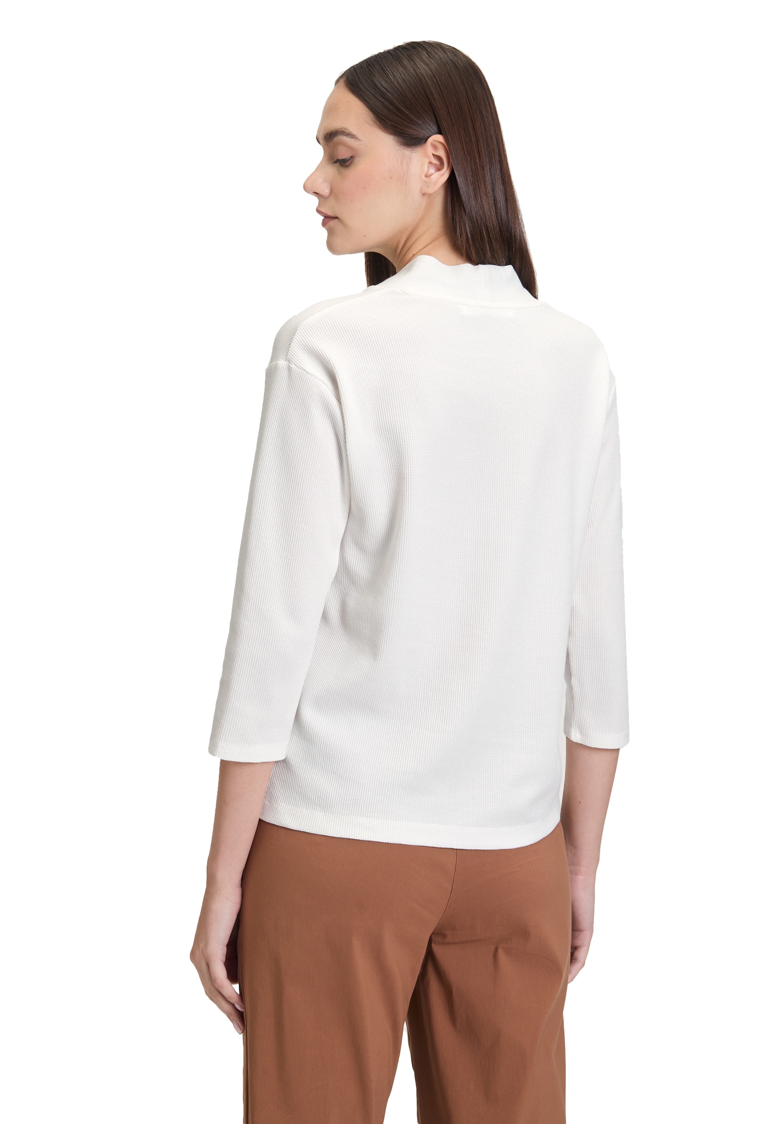 Betty&Co 3/4-Arm-Shirt »Betty & Co Casual-Shirt mit V-Ausschnitt«, (1 tlg.)