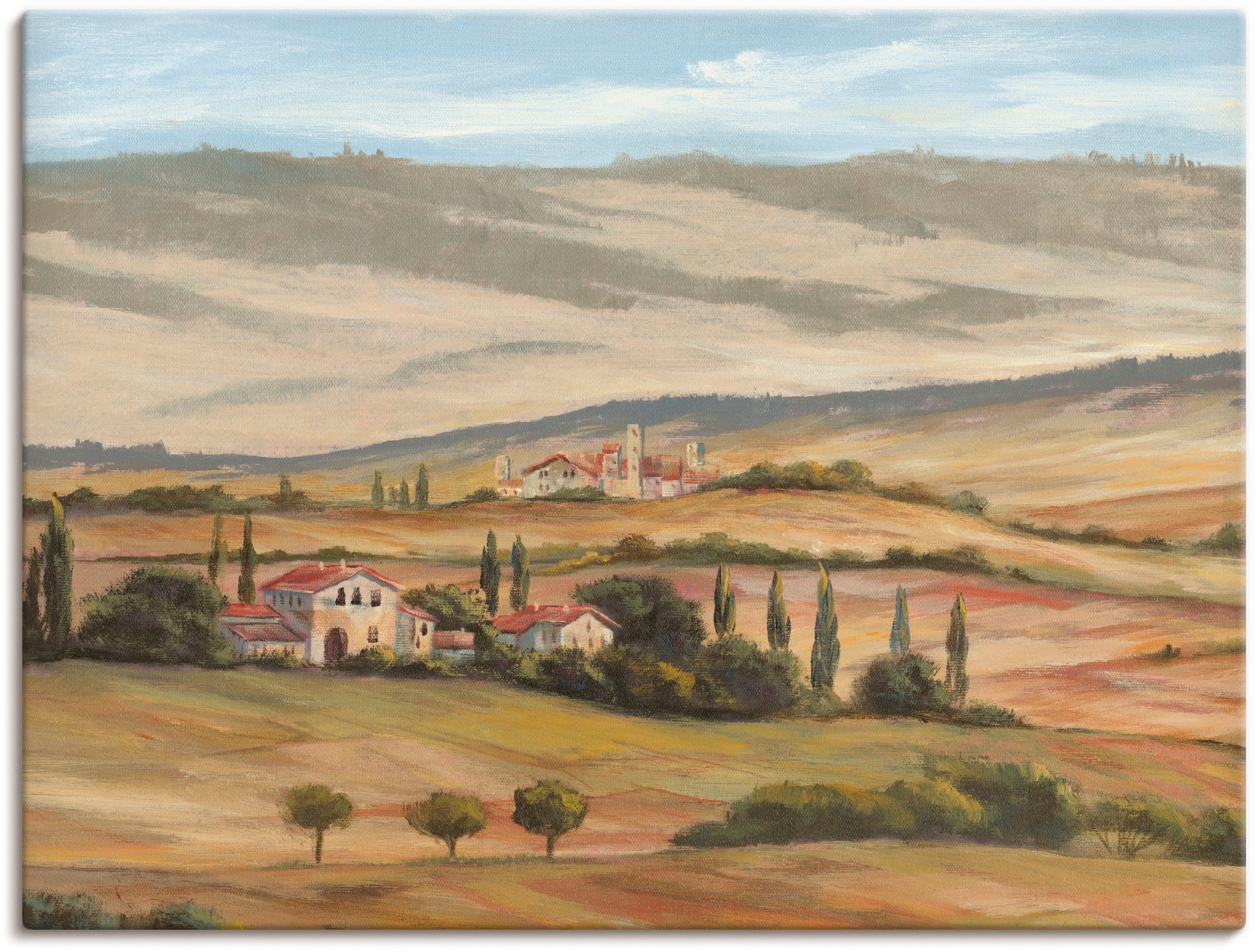 Artland Wandbild »Toskanisches Tal in Größen Alubild, (1 bestellen | St.), I«, Bilder von als oder Poster Leinwandbild, BAUR Wandaufkleber versch. Europa
