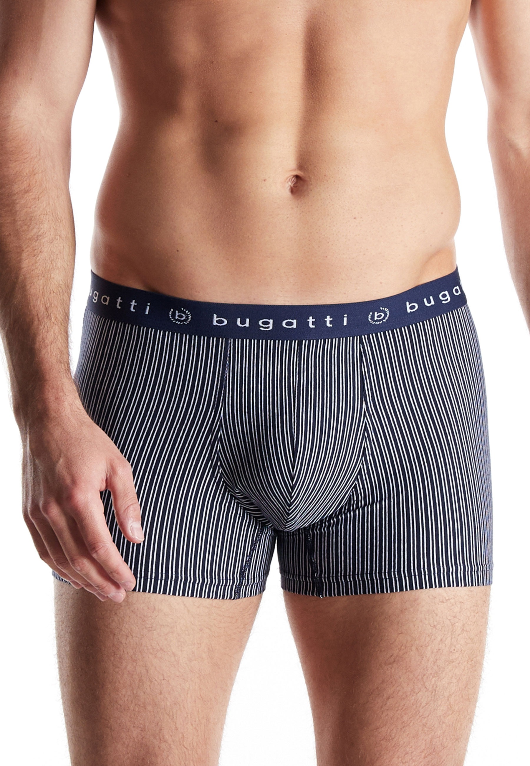 bugatti Slip »Mailand« mit Logo, Baumwollmix, eng, bequem, hautfreundlich, breiter Bund
