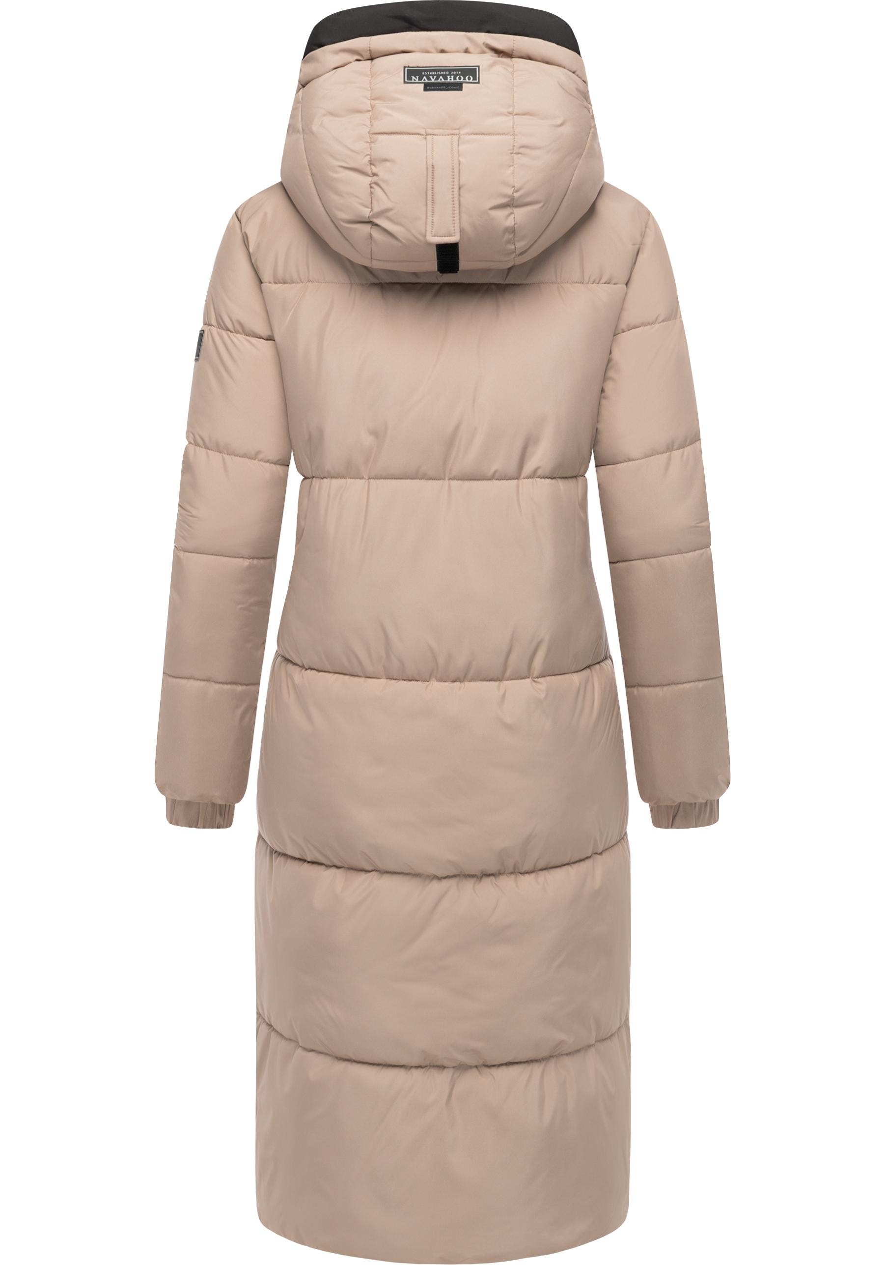 Navahoo Steppmantel »Taublüte XIV« Gesteppter Damen Mantel mit 2-Wege-Reißverschluss