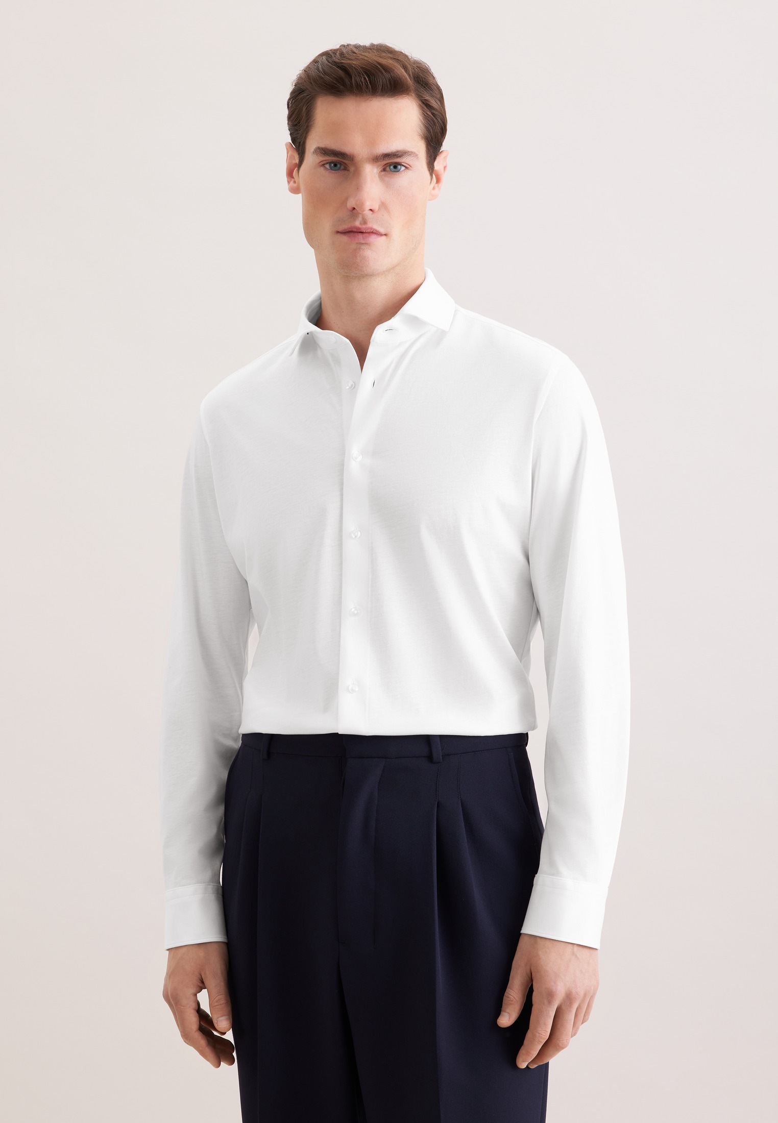 seidensticker Businesshemd "Schwarze Rose" Slim 1/1 Kentkragen Uni günstig online kaufen