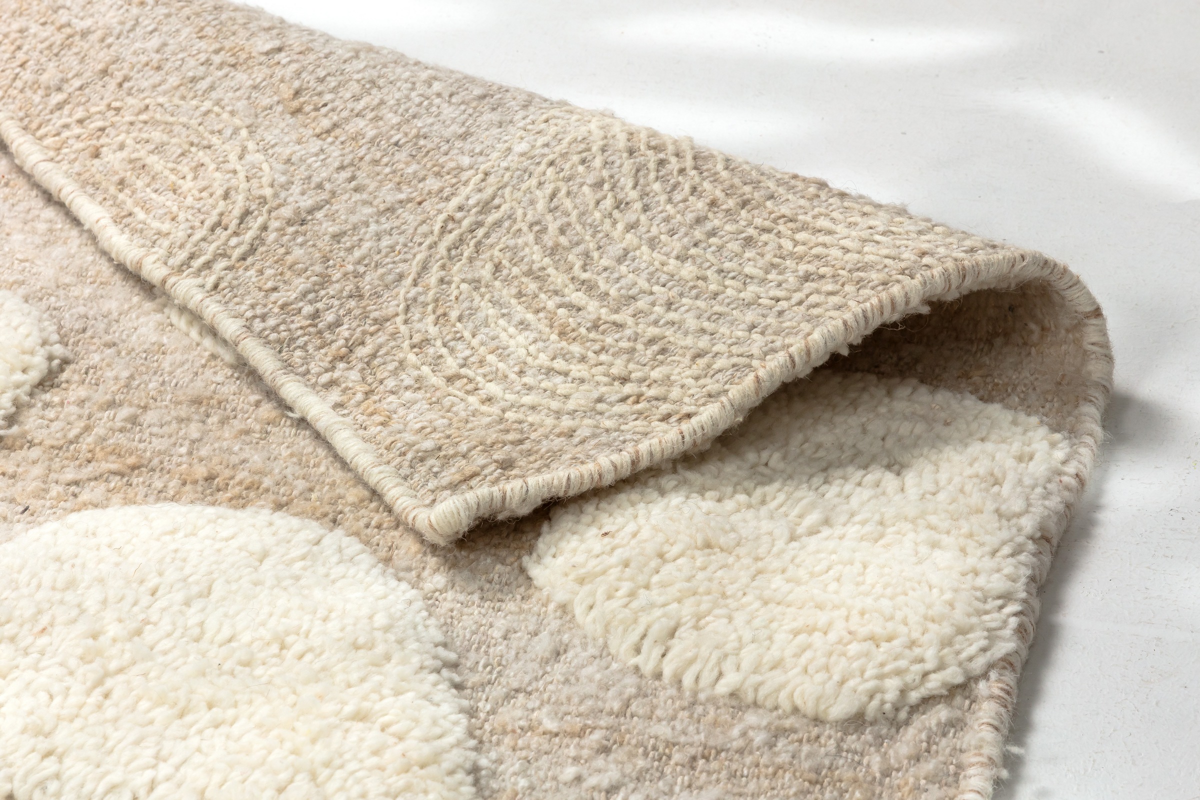 SCHÖNER WOHNEN-Kollektion Teppich »Milena« rechteckig 20 mm Höhe Linien, Punkte, Modern, Hoch Tief Struktur, weich, Wohnzimmer