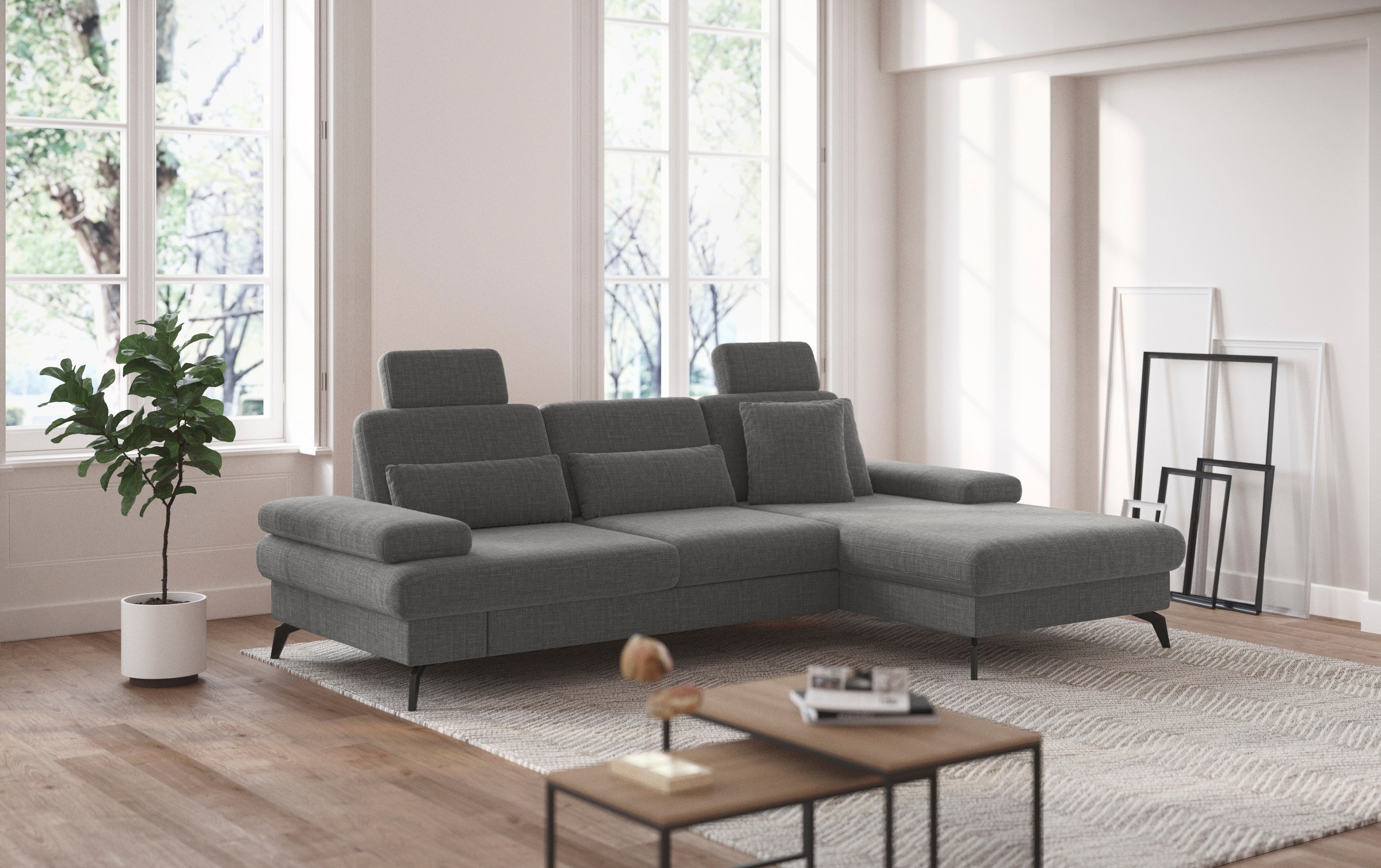 sit&more Ecksofa Morris L-Form, inkl. Sitztiefenverstellung, günstig online kaufen